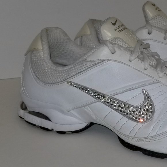 Custom Bling Swarovski Crystal Nike Air Sneaker Sport Shoes LOOK - Picture 4 of 15